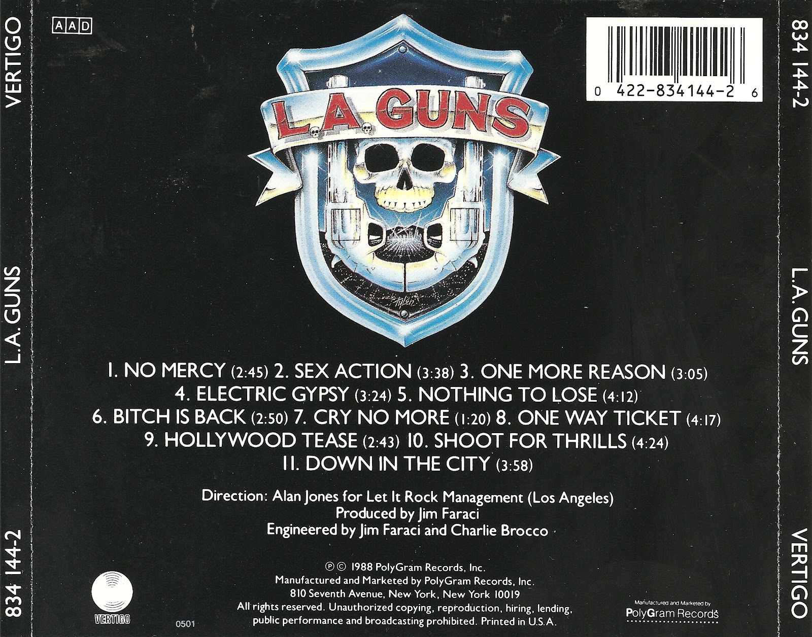 l.a. guns album covers pictures